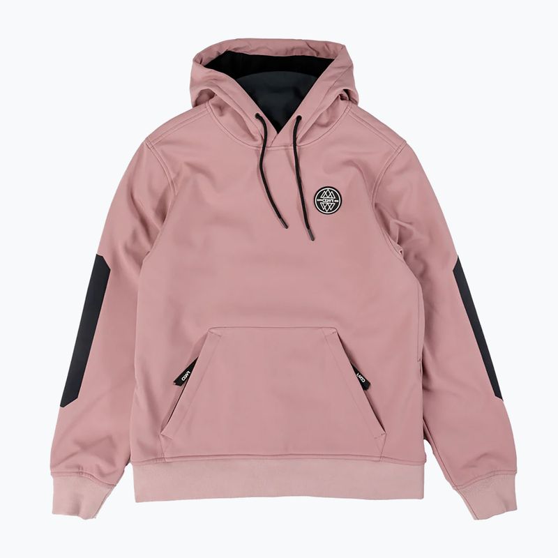 Bluza snowboardowa Colourwear Est 2010 Hood dk rose 9