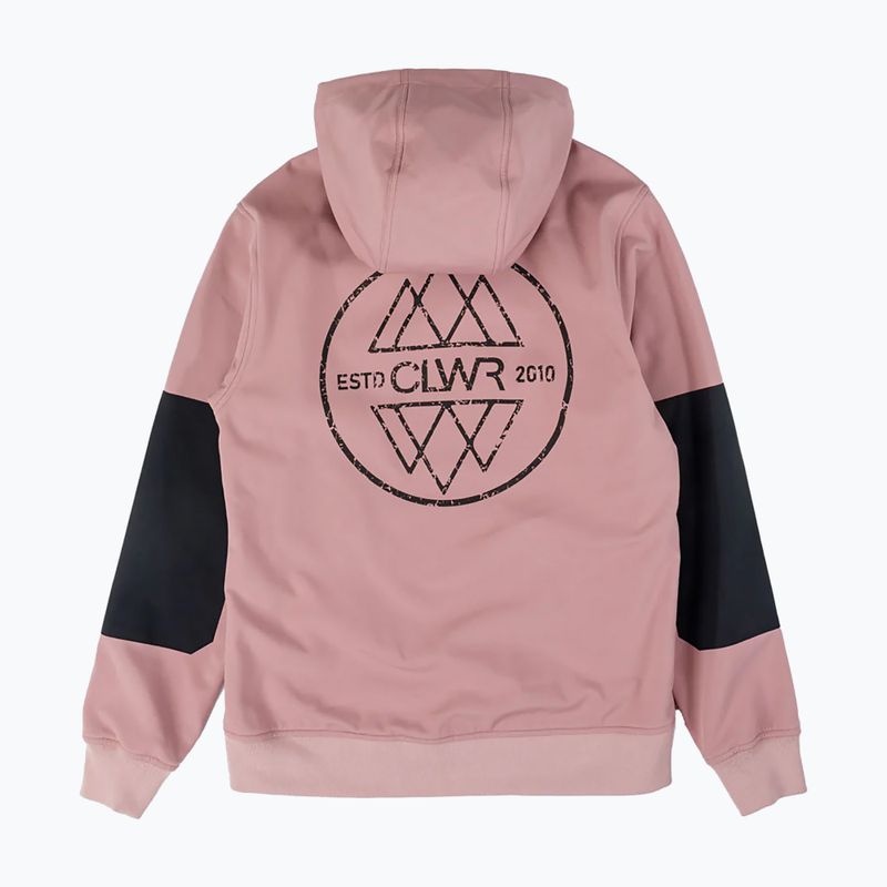 Bluza snowboardowa Colourwear Est 2010 Hood dk rose 10