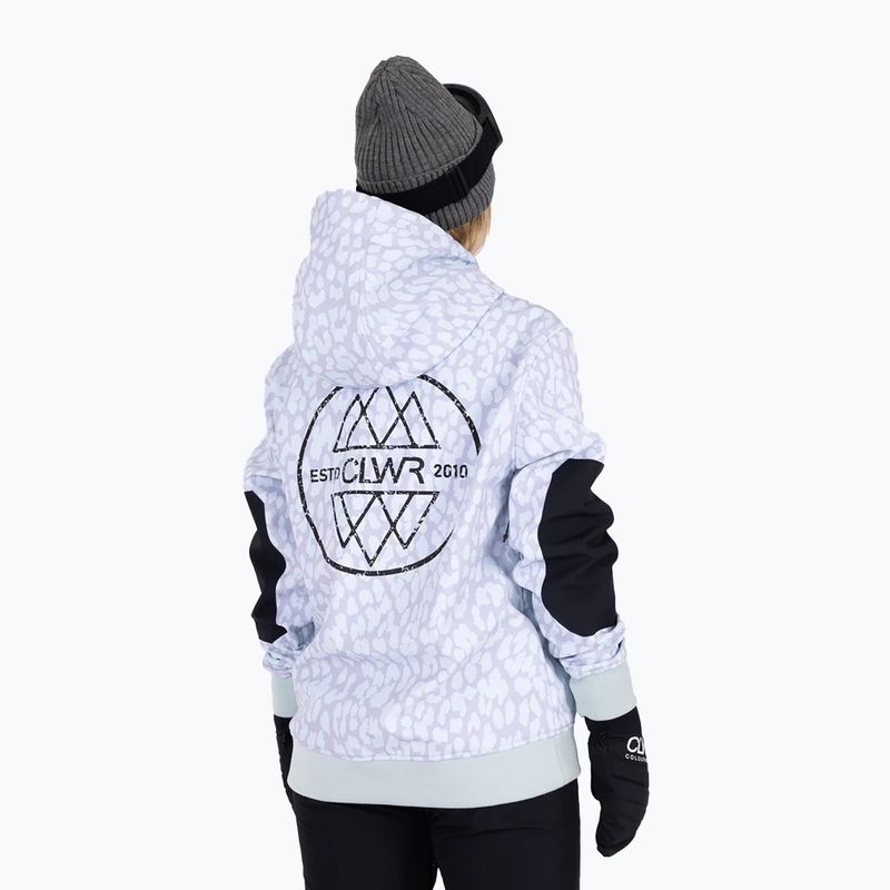 Bluza snowboardowa Colourwear Est 2010 Hood leo lilac 3