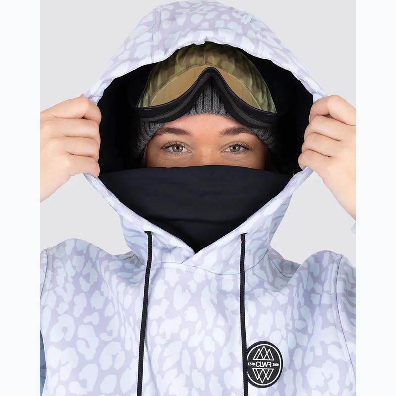 Bluza snowboardowa Colourwear Est 2010 Hood leo lilac 6