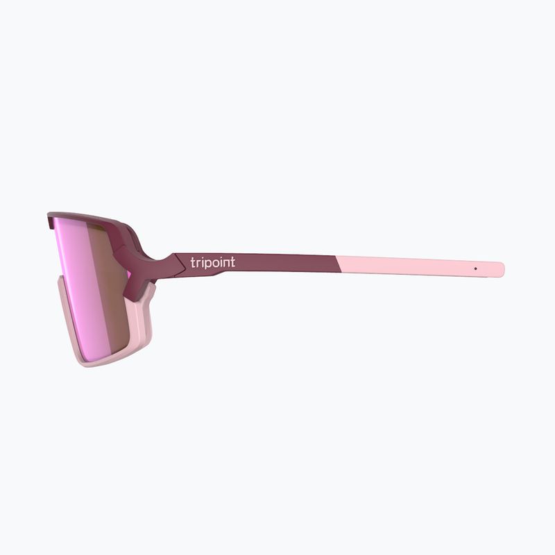 Okulary przeciwsłoneczne Tripoint 008 Lake Prespa X matt burgundy/brown /pink multi 5