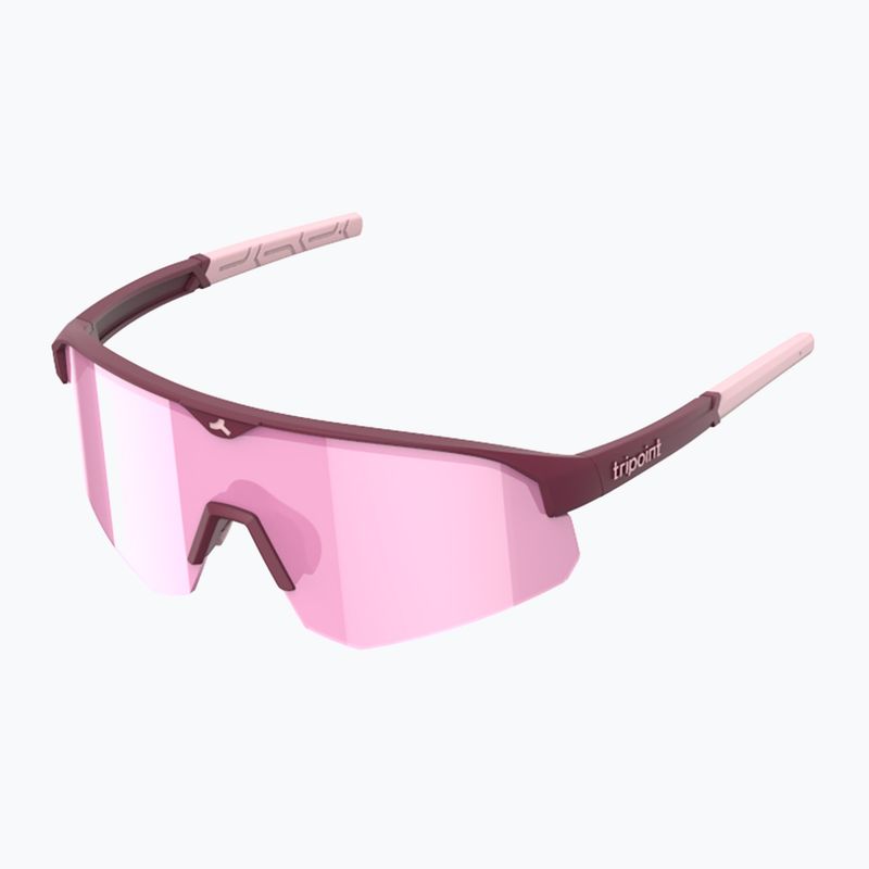 Okulary przeciwsłoneczne Tripoint 005 Lake Victoria matt burgundy/brown/pink multi 5