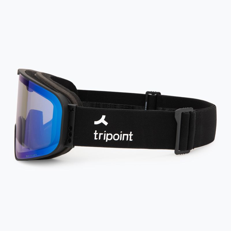 Gogle narciarskie Tripoint 109 Tumba Peak matt black/smoke/blue multi cromic 4