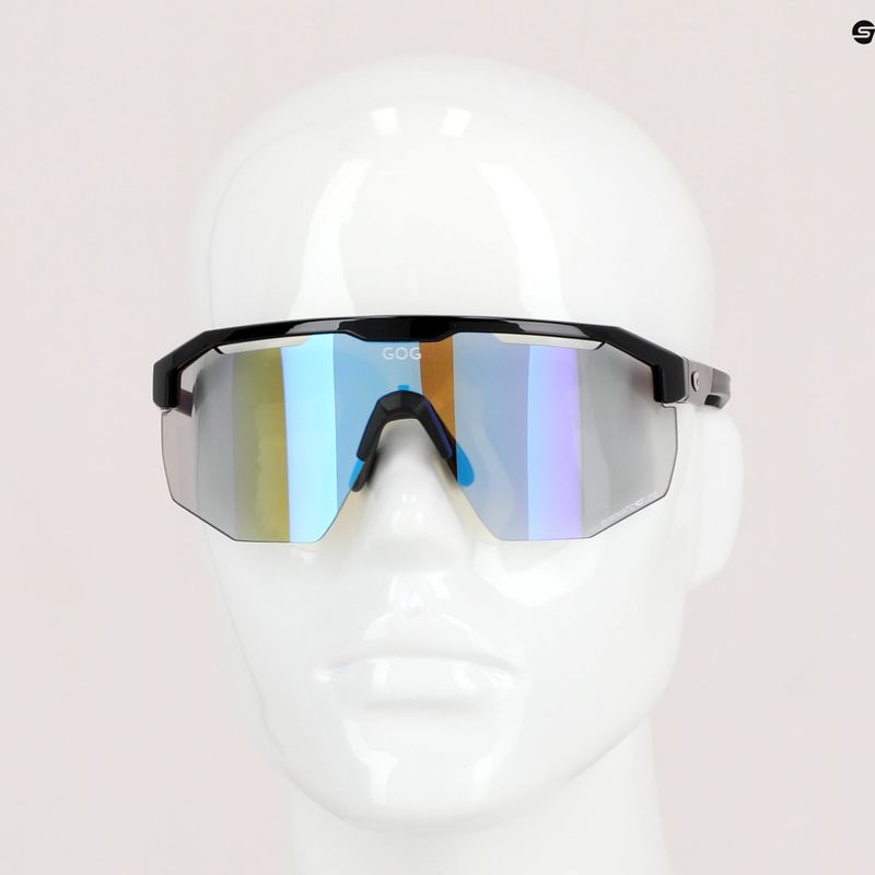 Okulary przeciwsłoneczne GOG Argo C black/grey/polychromatic blue 7