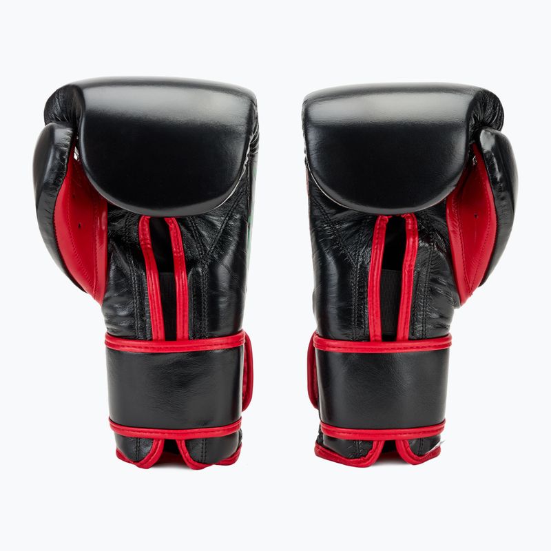 Rękawice bokserskie Cleto Reyes Velcro Sparring black/red/white green red 3