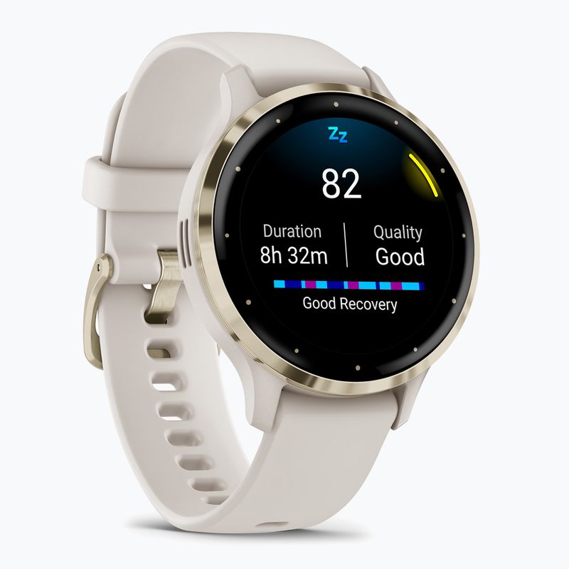 Zegarek Garmin Venu 3S soft gold/ivory 2