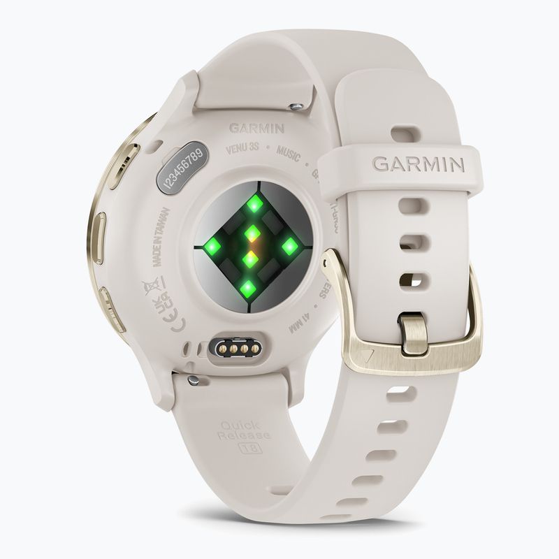 Zegarek Garmin Venu 3S soft gold/ivory 4