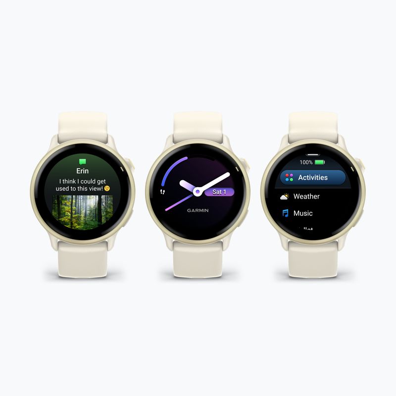 Zegarek Garmin Vivoactive 6 lunar gold/bone 7