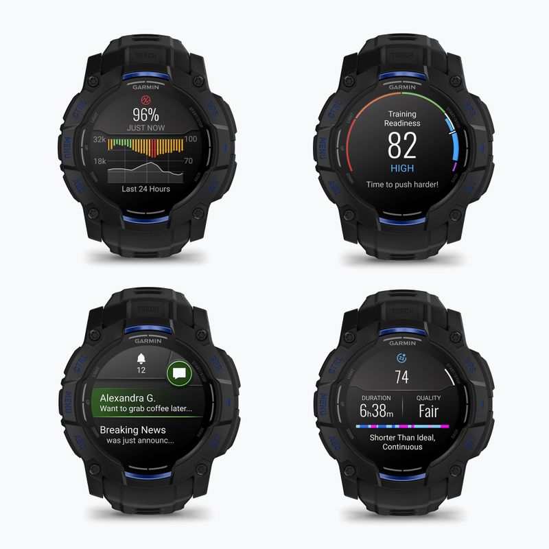 Zegarek Garmin Instinct 3 50 mm Amoled Tactical black/black 8