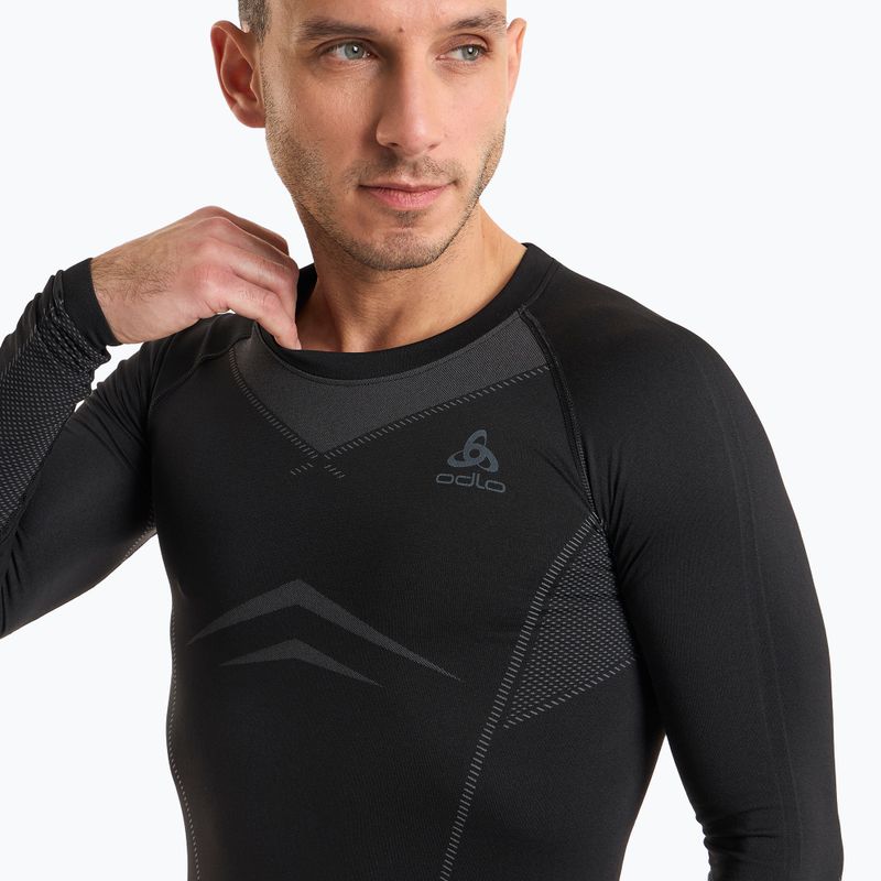 Komplet bielizny termoaktywnej męskiej ODLO Fundamentals Performance Warm black/ odlo graphite grey 4