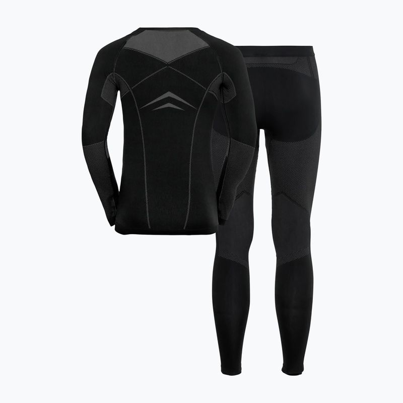 Komplet bielizny termoaktywnej męskiej ODLO Fundamentals Performance Warm black/ odlo graphite grey 7