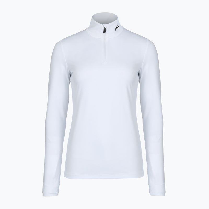 Bluza narciarska damska KJUS Feel Midlayer Half Zip white