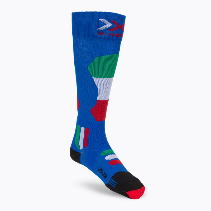 Skarpety narciarskie X-Socks Ski Patriot 4.0 Italy italy/blue 2