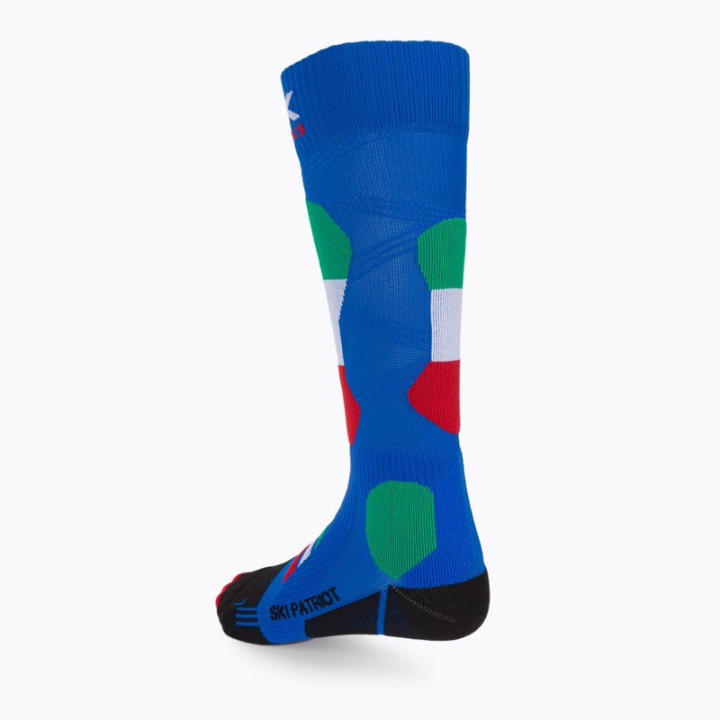 Skarpety narciarskie X-Socks Ski Patriot 4.0 Italy italy/blue 3