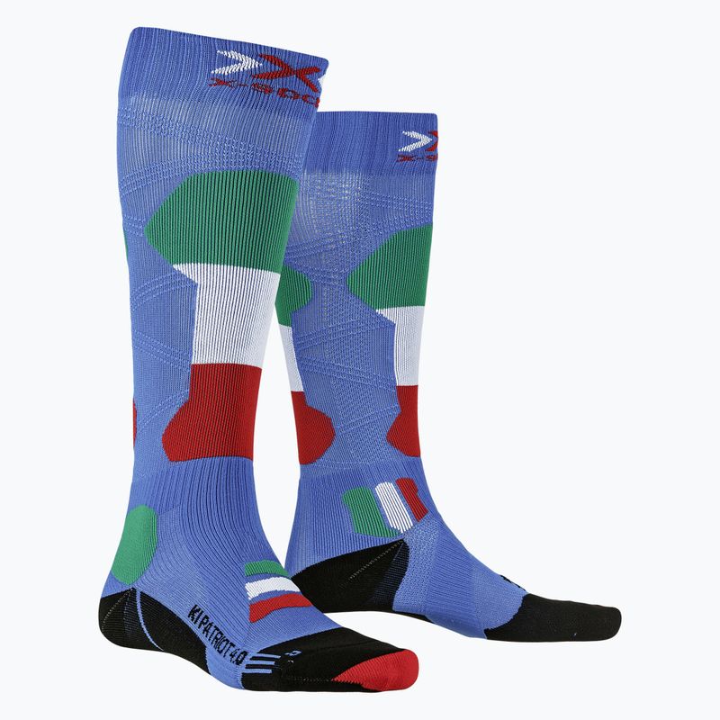 Skarpety narciarskie X-Socks Ski Patriot 4.0 Italy italy/blue 5