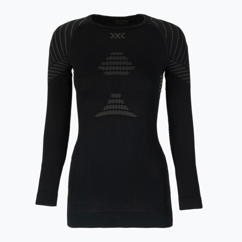 Bluza termoaktywna damska X-Bionic Invent 4.0 LS black/charcoal