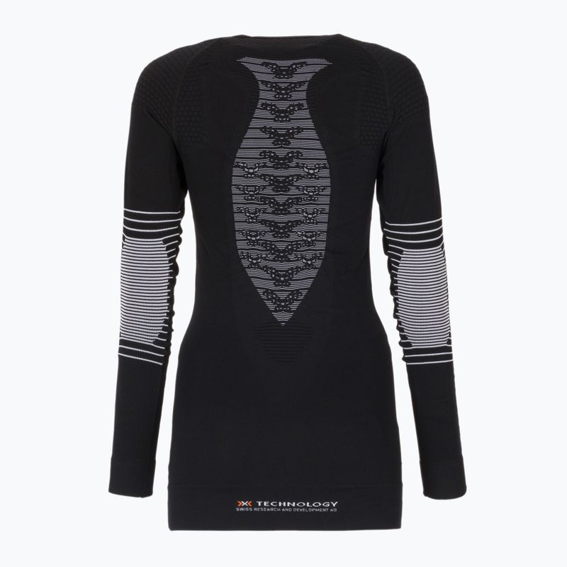 Bluza termoaktywna damska X-Bionic Energizer 4.0 opal black/arctic white 2