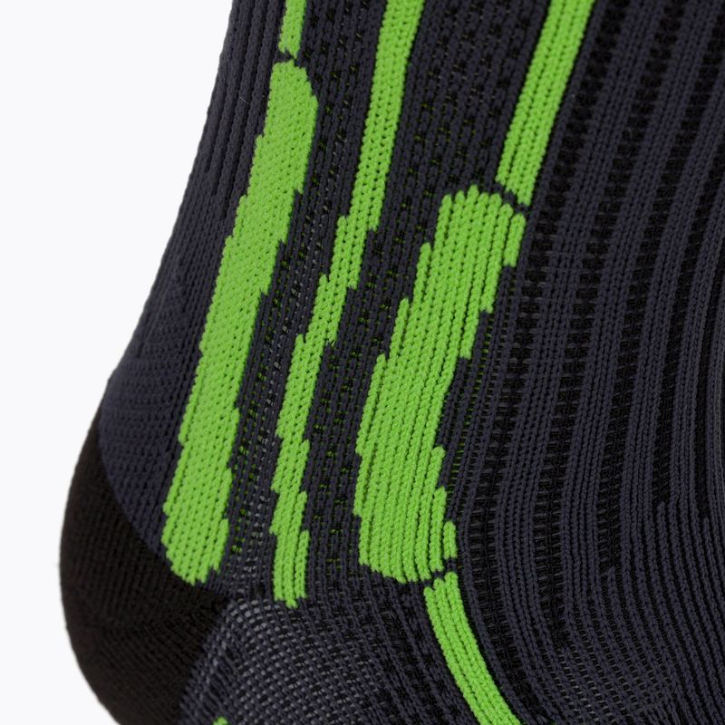 Skarpety X-Socks Xbs.Effektor Running charcoal/effektor green 3