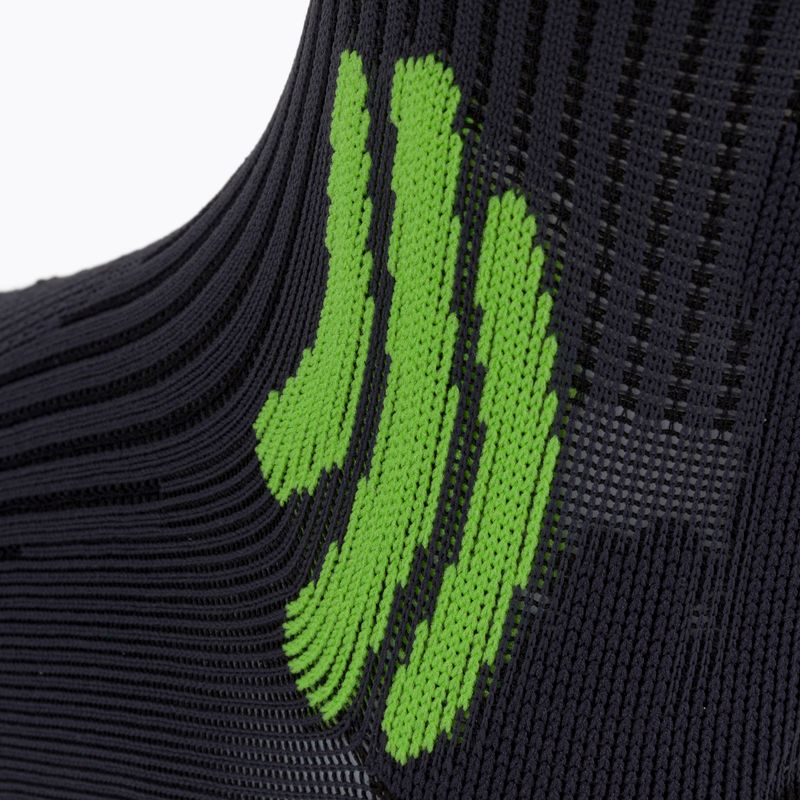 Skarpety X-Socks Xbs.Effektor Running charcoal/effektor green 5