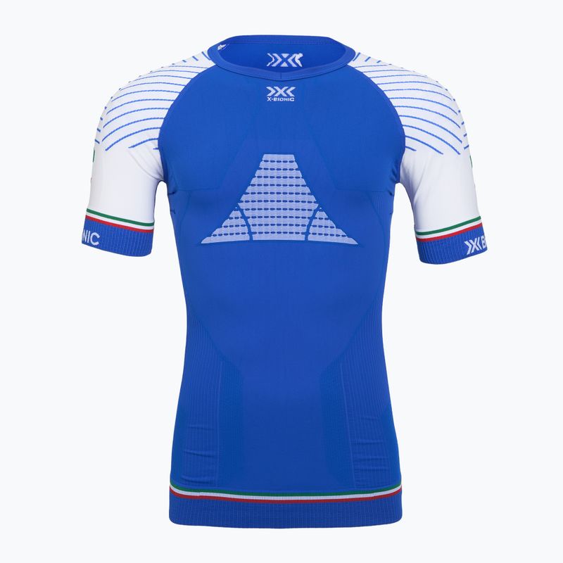 Koszulka termoaktywna męska X-Bionic Invent 4.0 Patriot Running Shirp blue