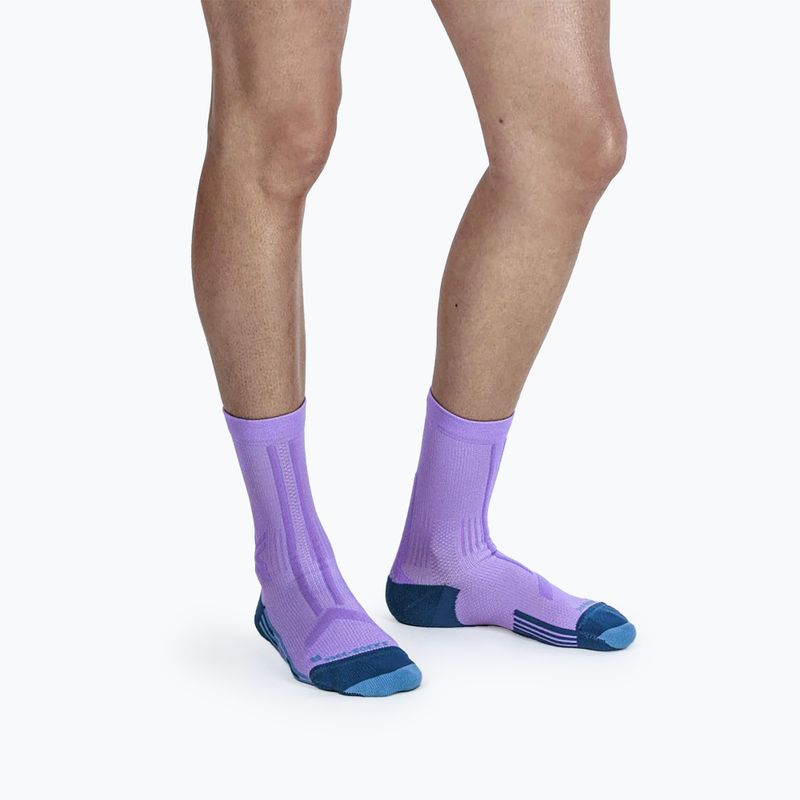 Skarpety damskie X-Socks Trailrun Discover Crew orchid/sunset blue 6