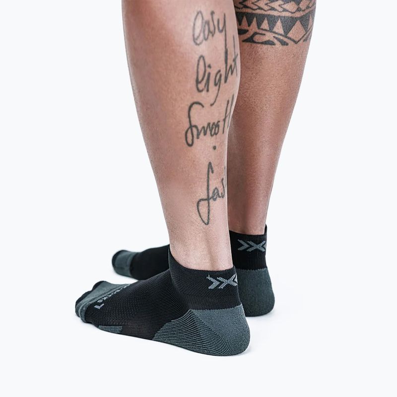 Skarpety męskie X-Socks Run Discover Low Cut black/charcoal 3
