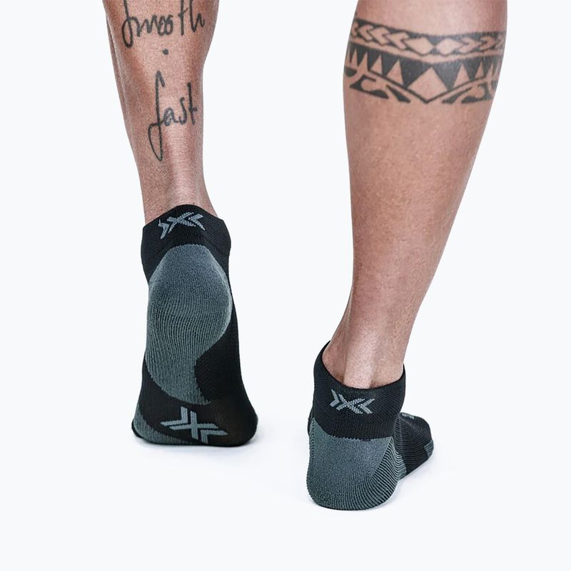 Skarpety męskie X-Socks Run Discover Low Cut black/charcoal 4