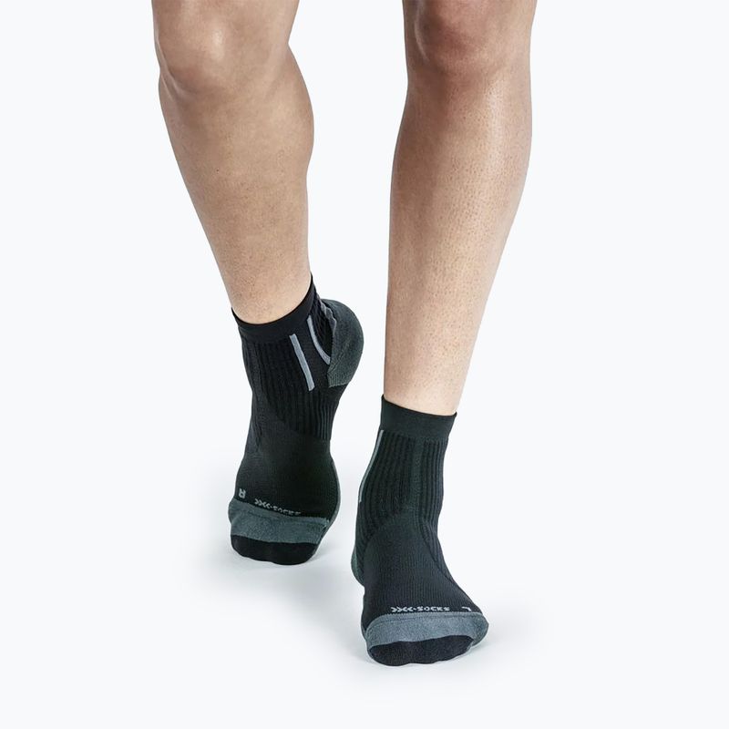 Skarpety męskie X-Socks Run Perform Ankle black/charcoal 2