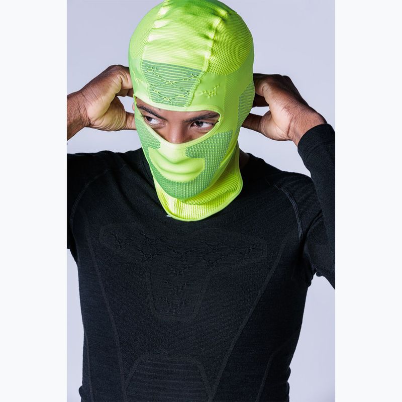 Kominiarka X-Bionic Stormcap hi vis yellow/grey 3