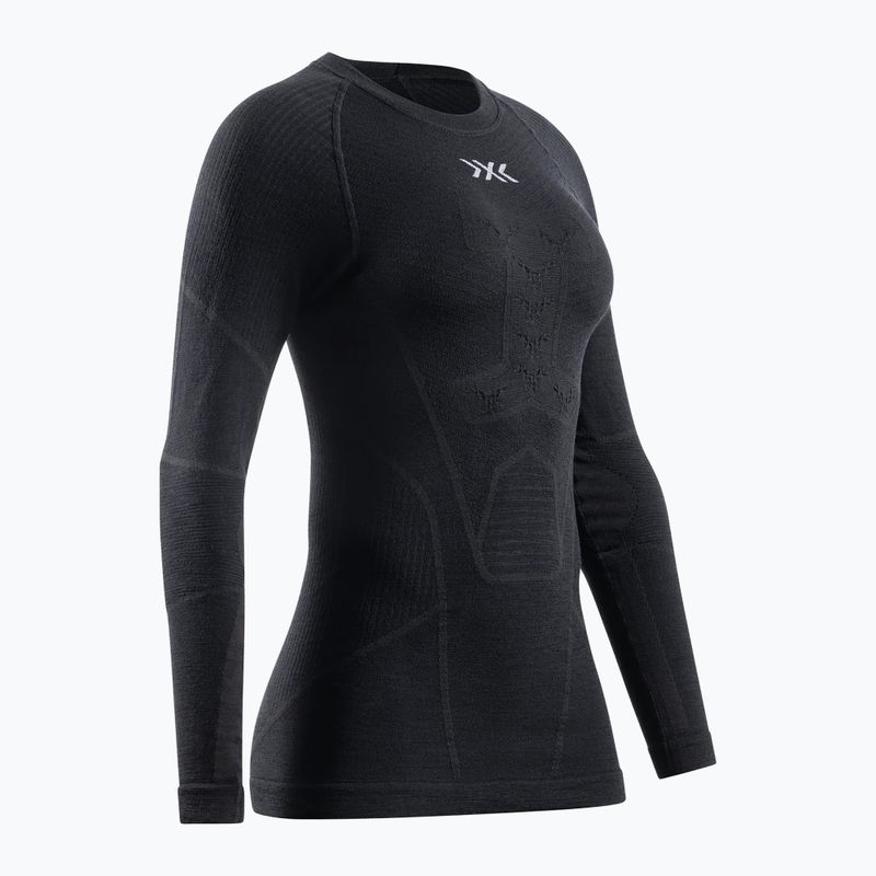 Bluza termoaktywna damska X-Bionic Symbio Merino Shirt opal black