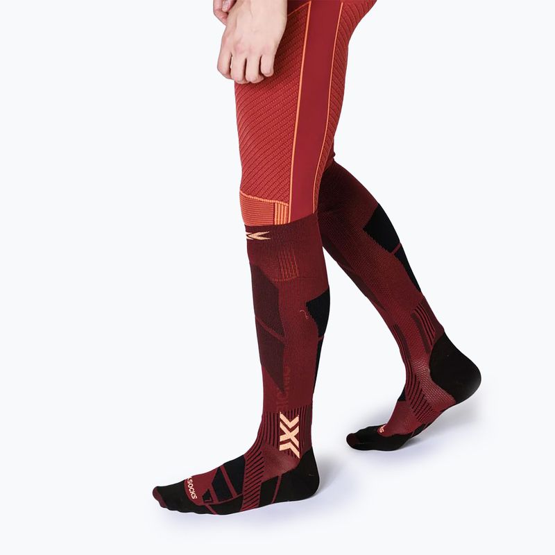 Skarpety narciarskie X-Socks Ski Perform Otc dune red/orange 6