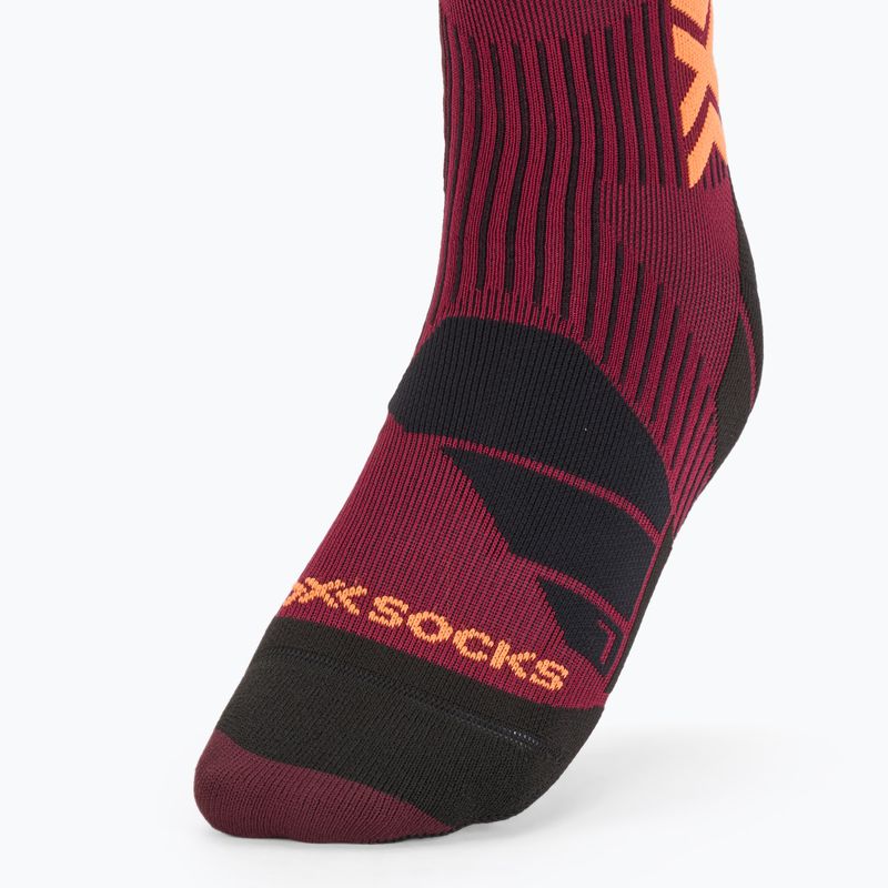 Skarpety narciarskie X-Socks Ski Perform Otc dune red/orange 3
