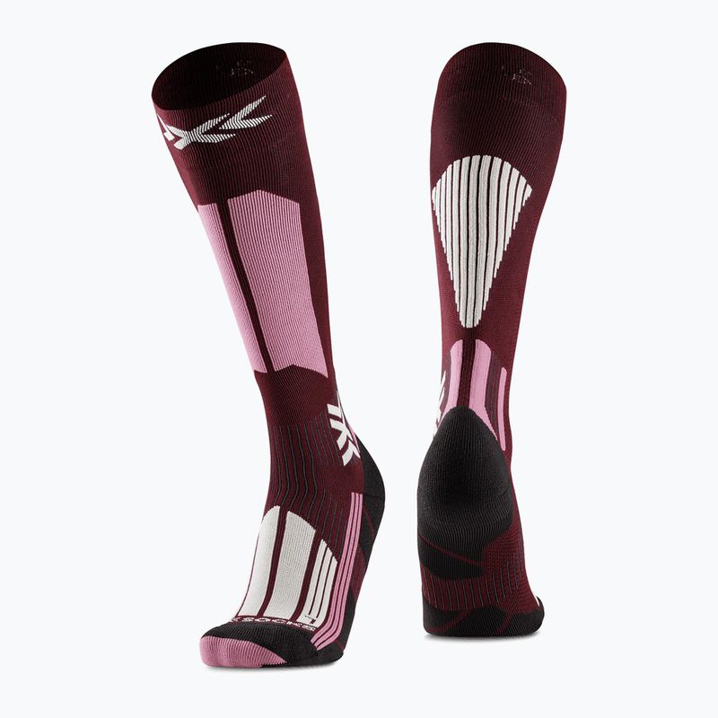 Skarpety narciarskie damskie X-Socks Ski Touring Perform Otc deep purple/light sand 4