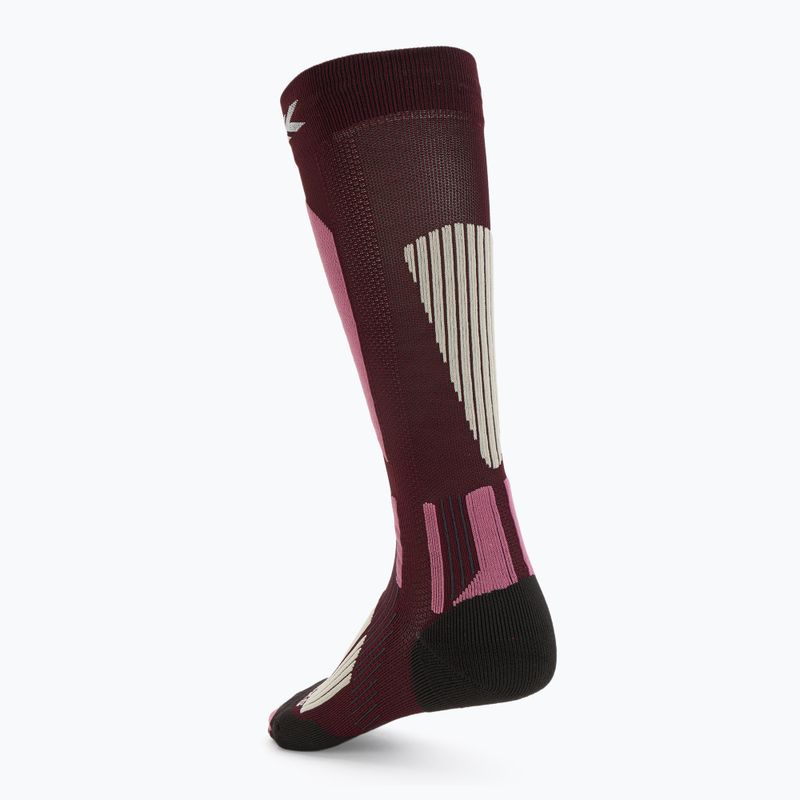 Skarpety narciarskie damskie X-Socks Ski Touring Perform Otc deep purple/light sand 2