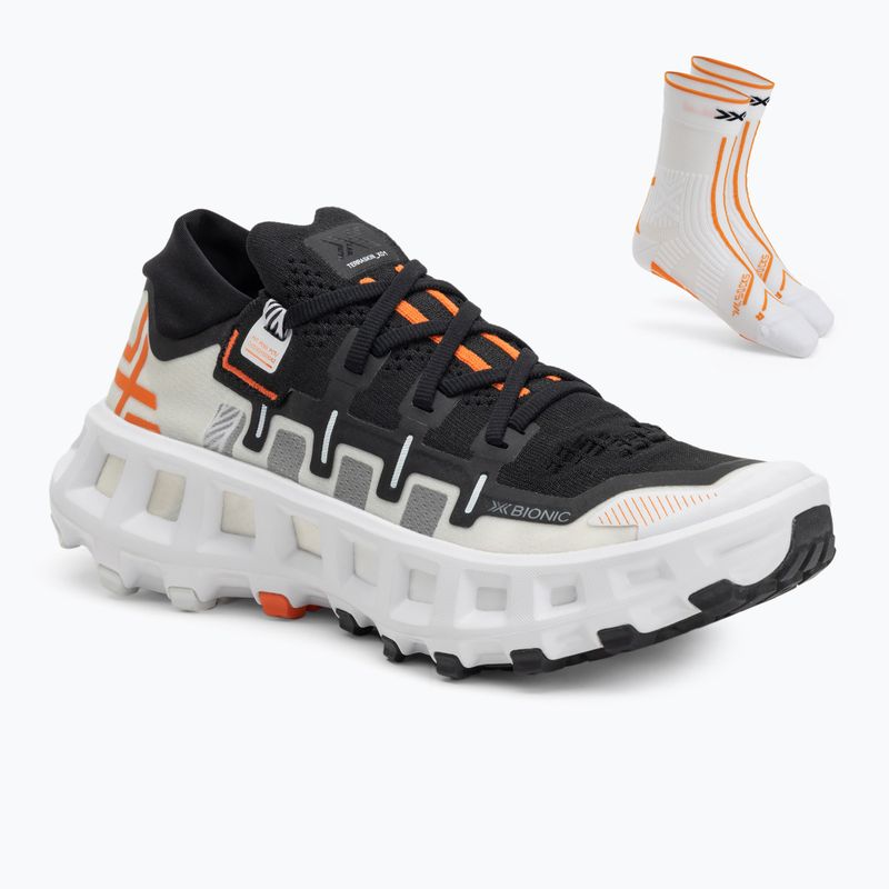Buty do biegania + skarpety X-Bionic Terraskin X01 x white/x black