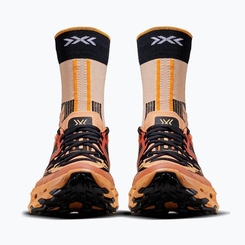 Buty do biegania + skarpety X-Bionic Terraskin X02 dusty rose/fresh peach/x black 2