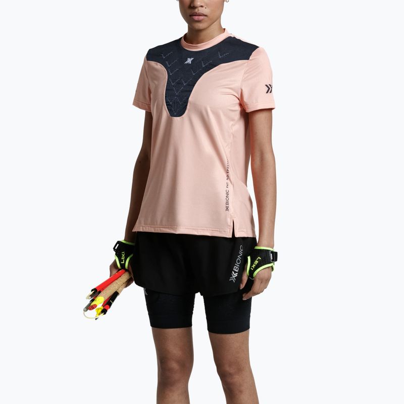 Koszulka do biegania damska X-Bionic Corefusion Run Shirt fresh peach 3