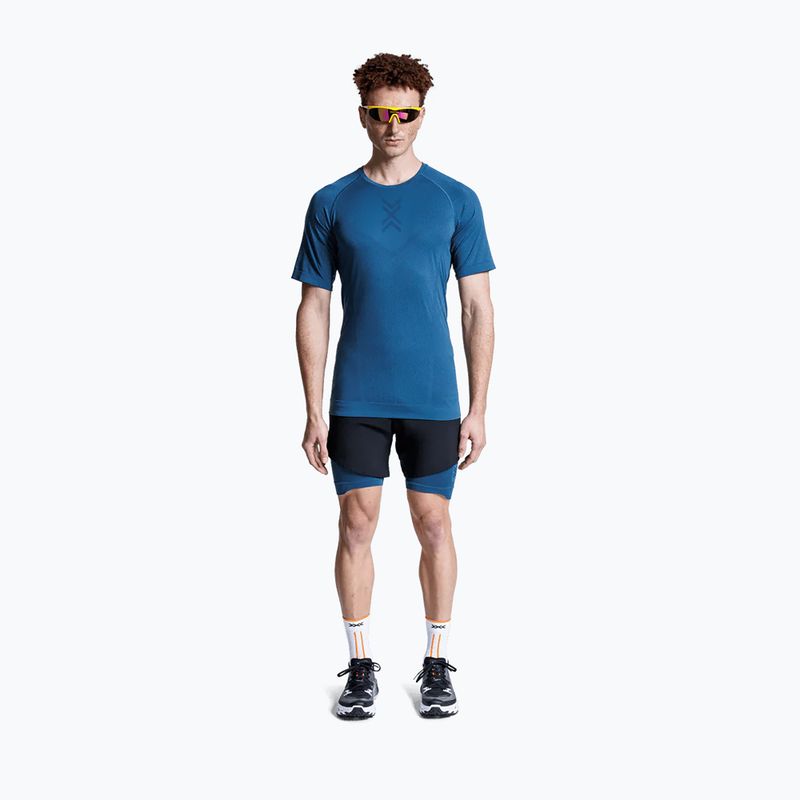 Koszulka do biegania męska X-Bionic Xceed Run slate blue/marine 2