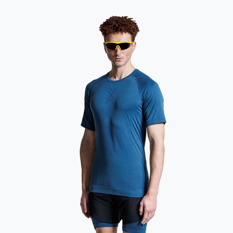 Koszulka do biegania męska X-Bionic Xceed Run slate blue/marine 4