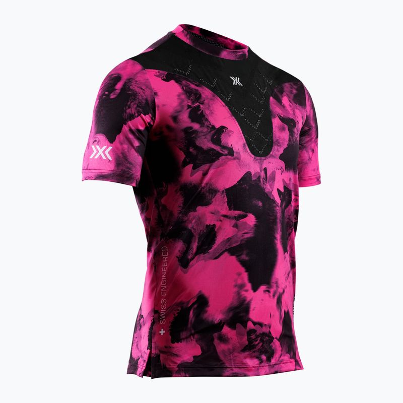 Koszulka do biegania męska X-Bionic Corefusion Run wolfpack/black/neo pink 2