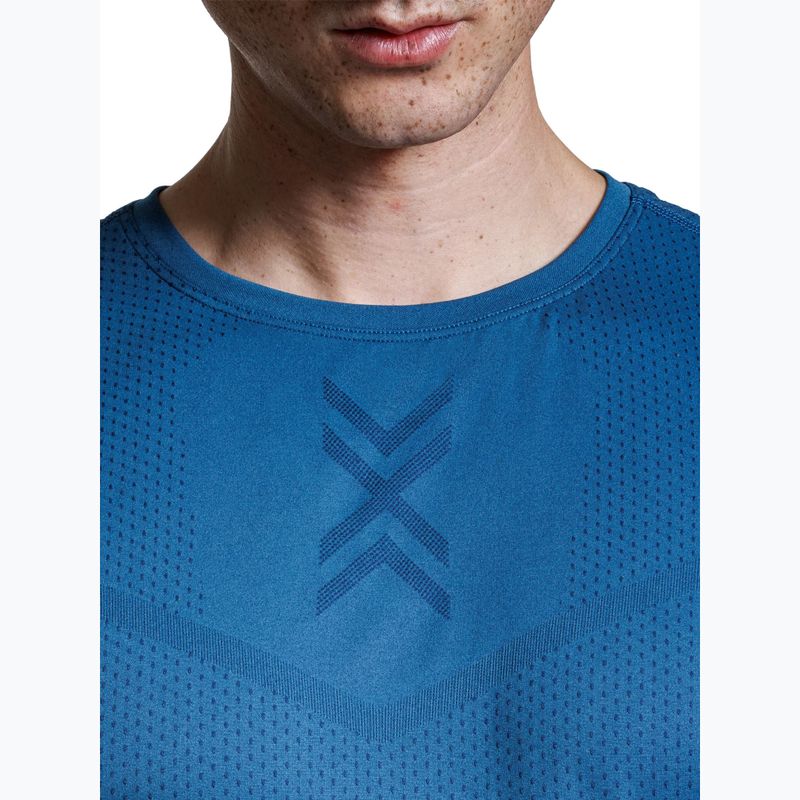 Koszulka do biegania męska X-Bionic Xceed Run slate blue/marine 5