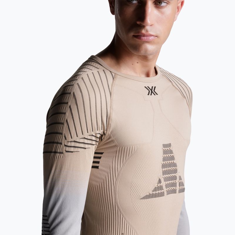 Bluza termoaktywna męska X-Bionic Invent Fx Shirt sand/light grey/grey 5