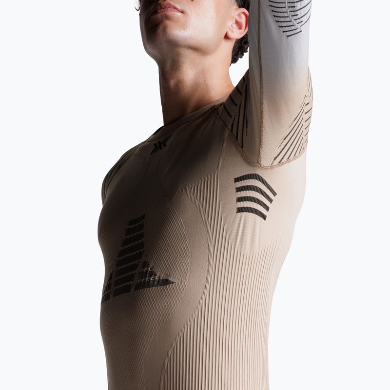 Bluza termoaktywna męska X-Bionic Invent Fx Shirt sand/light grey/grey 8