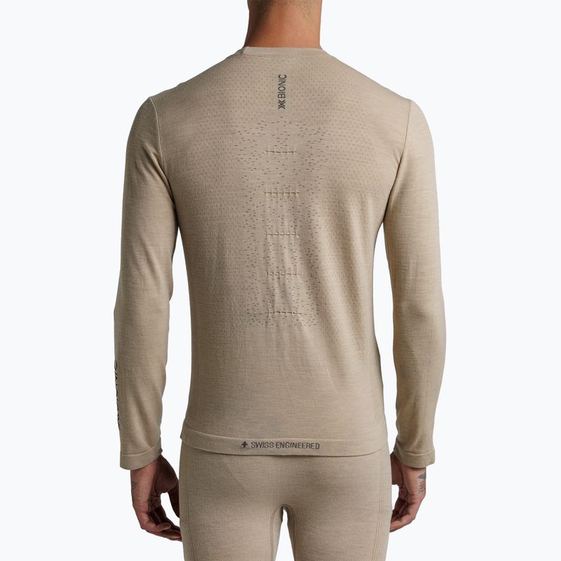 Bluza termoaktywna męska X-Bionic Mightywool sand 3