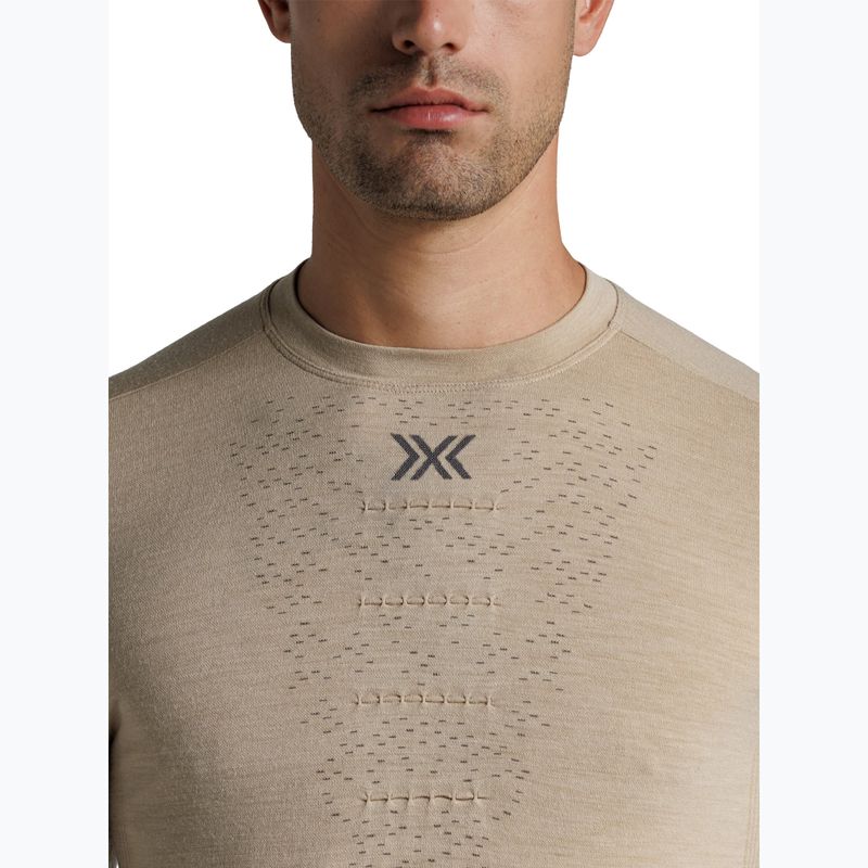 Bluza termoaktywna męska X-Bionic Mightywool sand 6