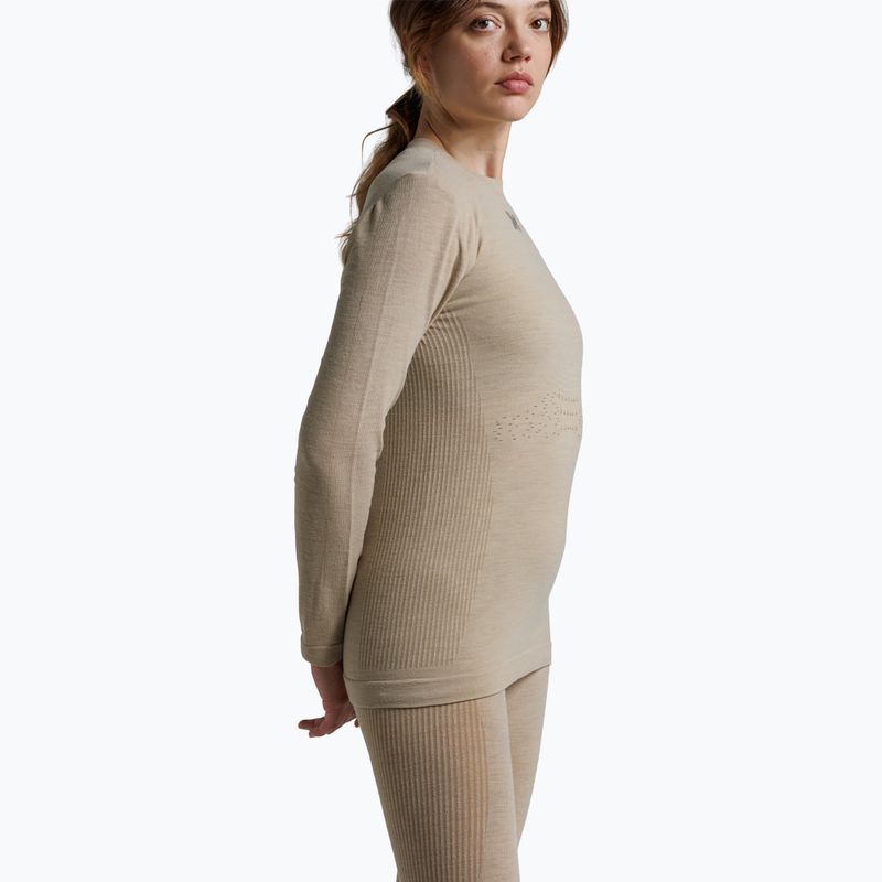 Bluza termoaktywna damska  X-Bionic Mightywool sand 5