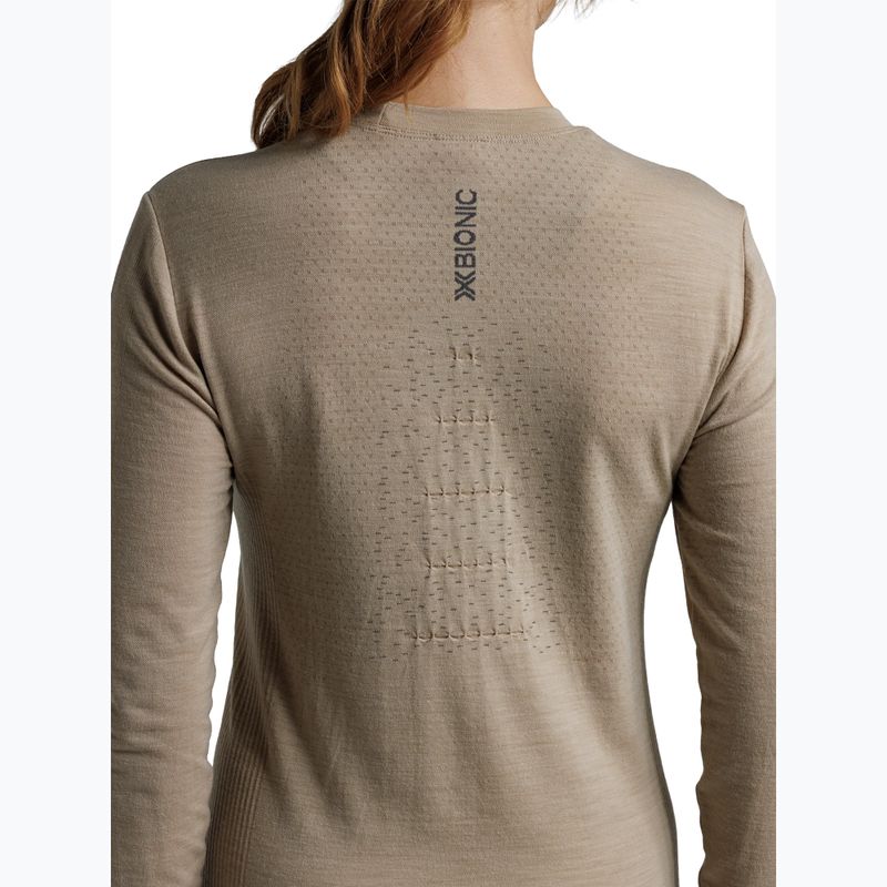 Bluza termoaktywna damska  X-Bionic Mightywool sand 8