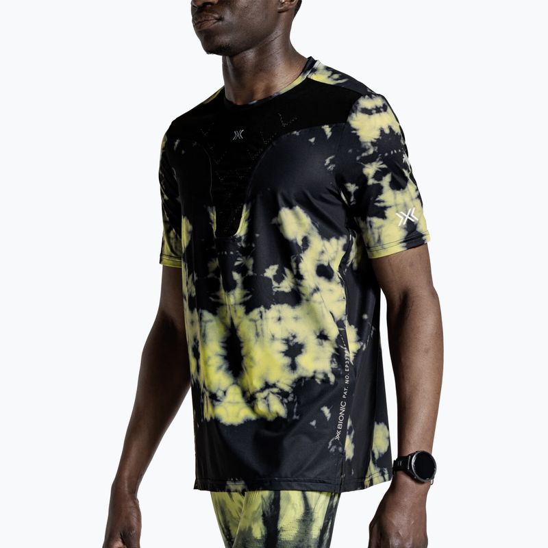 Koszulka do biegania męska X-Bionic Corefusion Run tie dye electric energy 4
