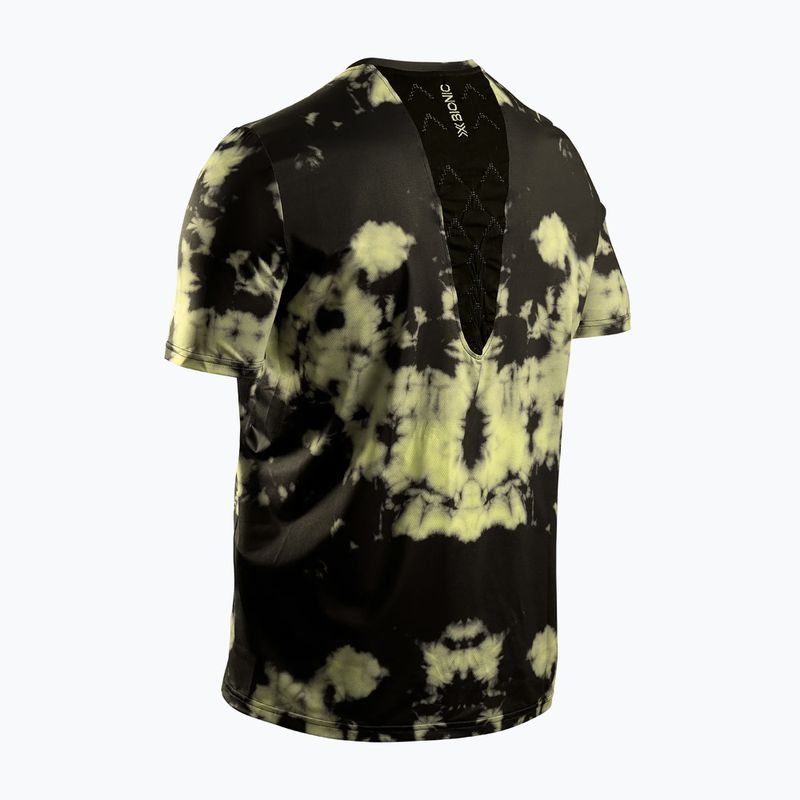 Koszulka do biegania męska X-Bionic Corefusion Run tie dye electric energy 7
