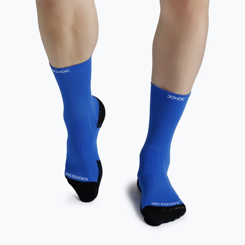 Skarpety X-Socks Run Perform Crew electric blue 2